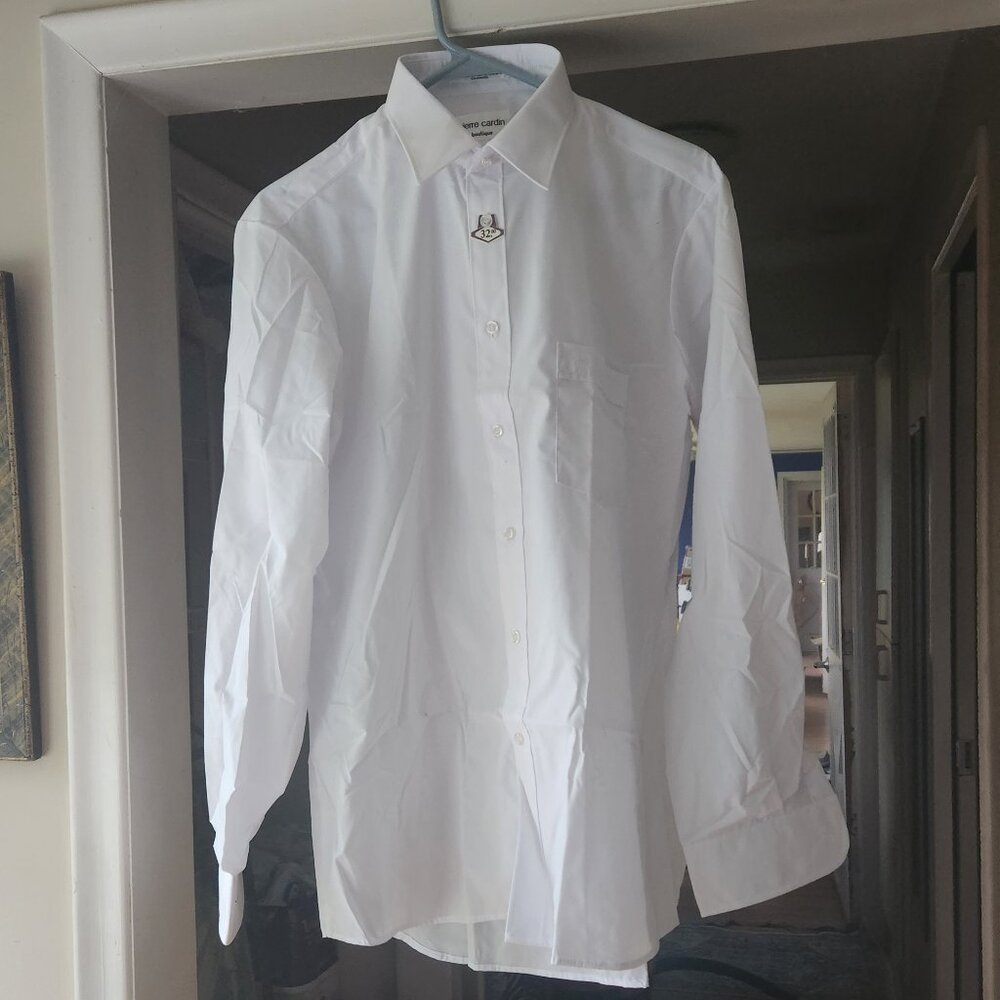 Brand New Pierre Cardin Boutique Men's Dress Shirt Long Sleeve 16 neck